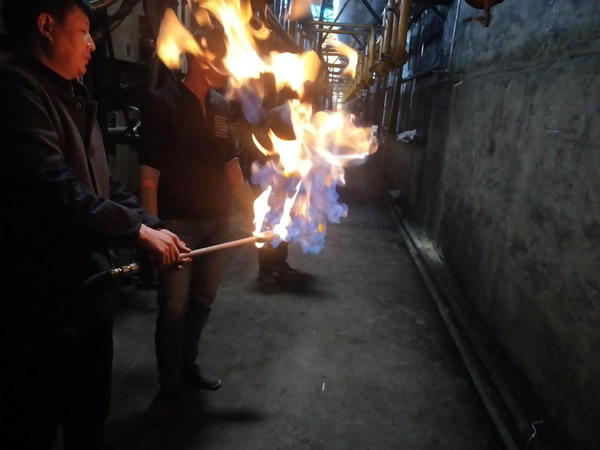 莊里工業(yè)園區(qū)陶瓷企業(yè)煤改氣項目順利通氣點火
